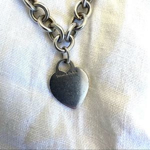 Tiffany & Co. - Chainlink Heart Tag Necklace
